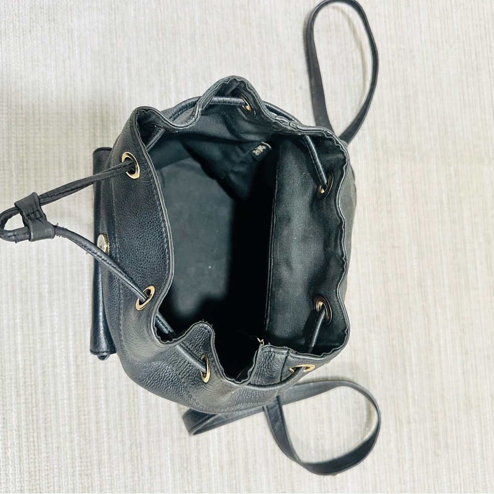 COACH Mini Billie Backpack Pebble Leather Black Ladies Genuine‎ Leather Bag - Picture 10 of 13